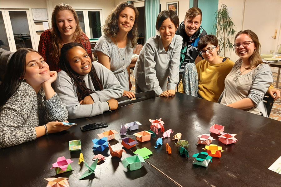 Aftenaktivitet med japansk aften