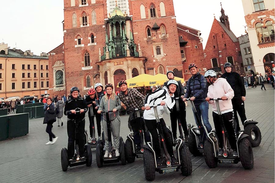 Sightseeing i Krakow på segway
