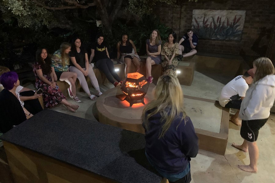 Konklussionsmøde inden hjemrejse fra Sydafrika 2020