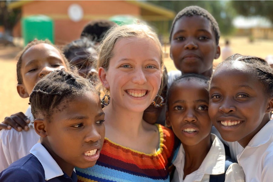 Skolebesøg i Botswana 2020